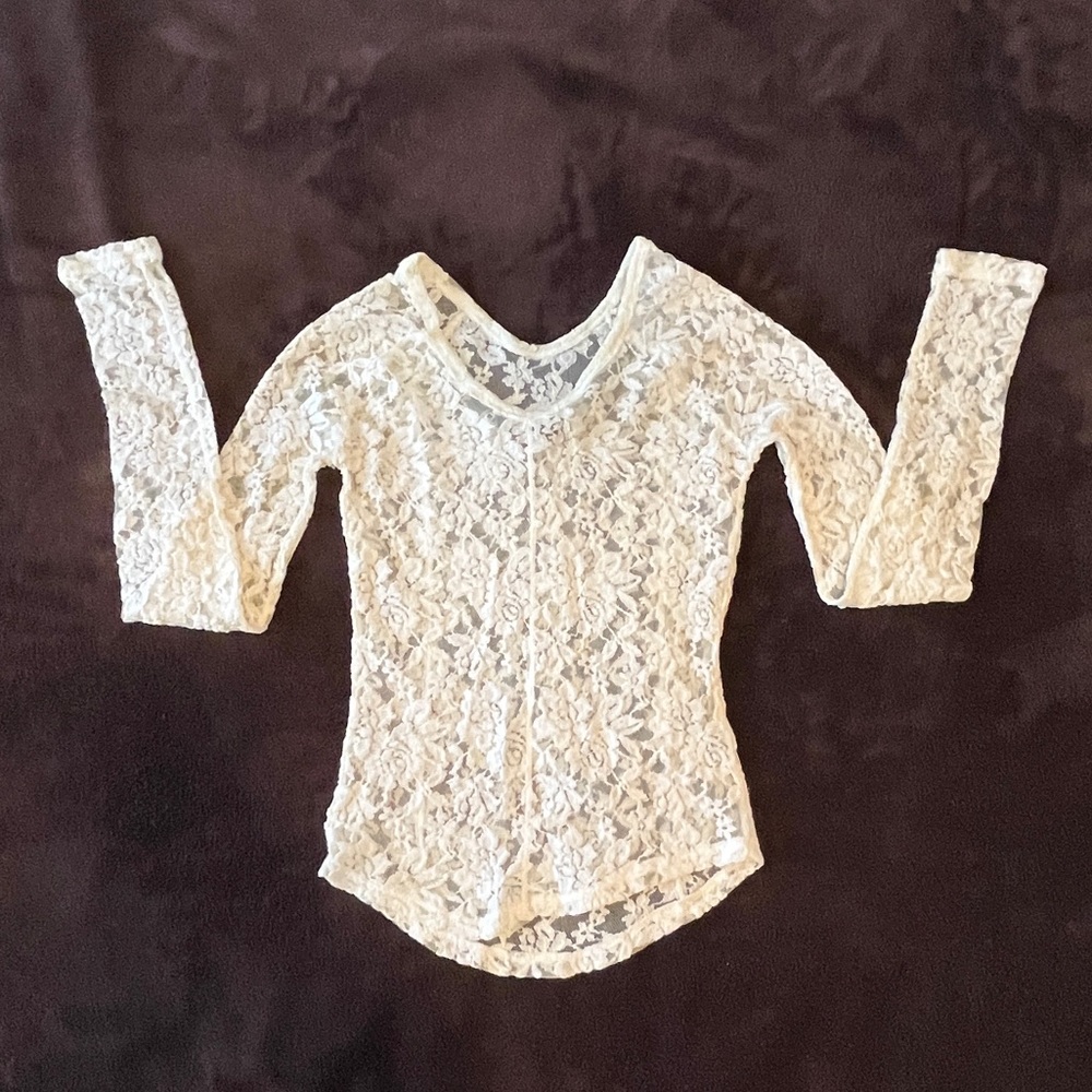 Lace Long Sleeve Top
